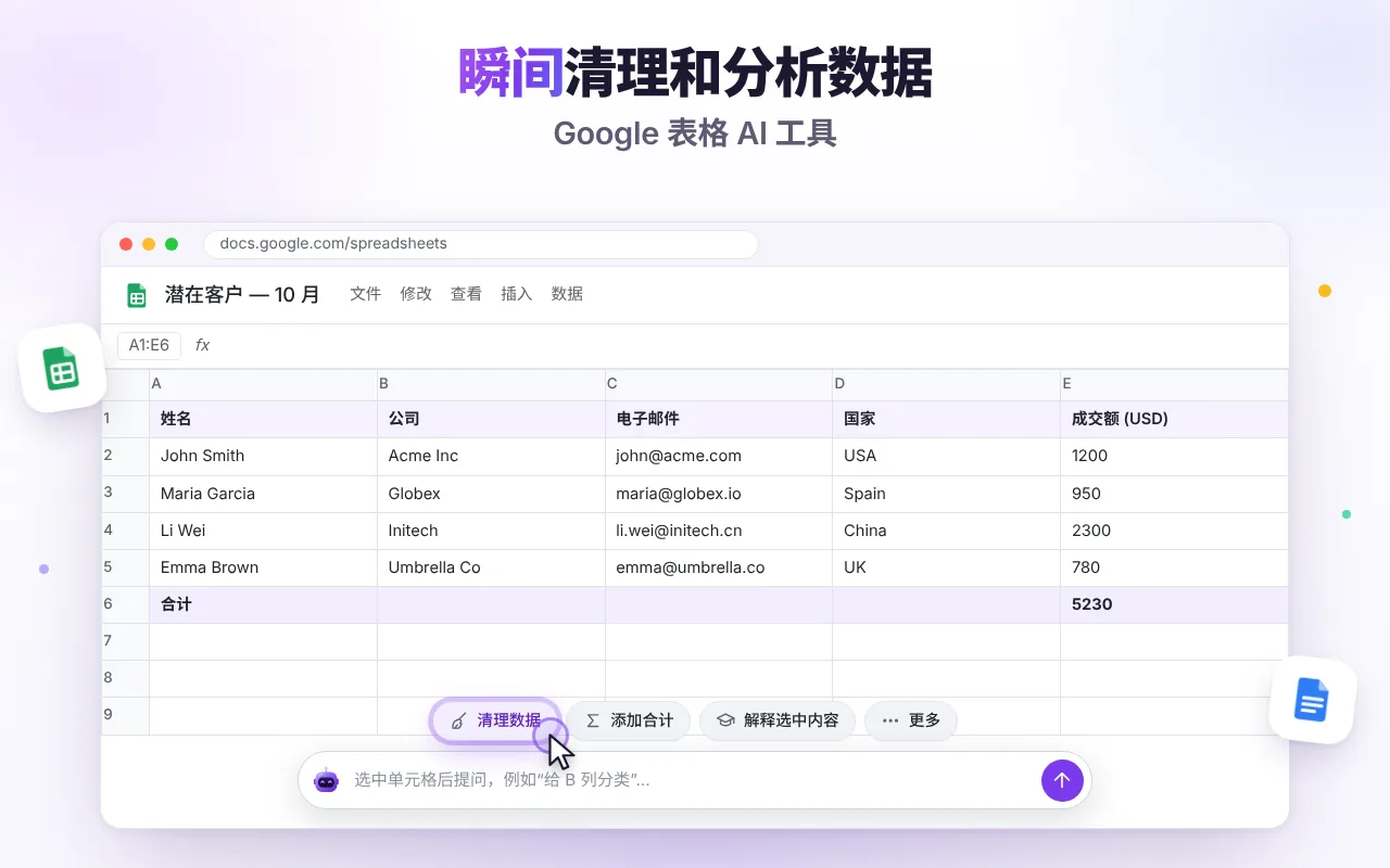 清理并分析数据